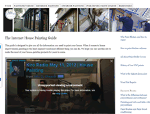 Tablet Screenshot of housepaintingguide.org